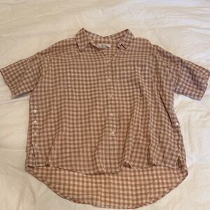 Women’s Gingham Ex Boyfriend shirt